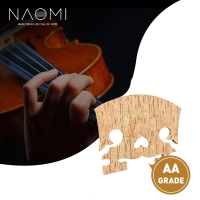 NAOMI 1 PC Master AA Grade Sneeuwvlok Zoals Maple Vioolbrug Met Ebbenhout Inlay Fit Voor 4/4 Maat Viool