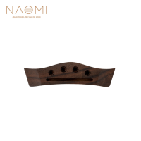 NAOMI 110 mm lengte palissander brug voor ukelele 4 snarige gitaaronderdelen accessoires sleuven maar ongeboord