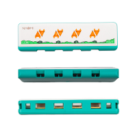 NAOMI 4 gaats mondharmonica sleutel van C kinderen kerstcadeau voor beginners
