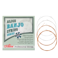 Alices 1 Set Banjo Snaren AJ07 Banjo Snaren 009 tot 030 inch Geplateerd Staal Gecoat Nikkel Legering Gewonden AJ07