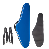 NAOMI Composite Carbon Fiber Full Size Bright Violin Case Cutaway Grand Hard Violin Case voor 4/4 viool