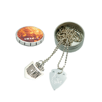 NAOMI elektrische gitaarplectrum ketting roestvrijstalen hanger voor gitaaraccessoires