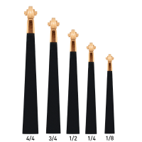 NAOMI Plastic vioolkop voor 4/4 3/4 1/2 1/4 1/8 viool