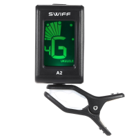 SWIFF A2 Mini Clip On Automatische Digitale Tone Tuner LCD voor Akoestische Elektrische Gitaar Bas Chromatische Viool Uk