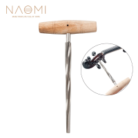 Naomi Viool Ruimer Viool Peg Gereedschap Viool Peg Gat Ruimer Spiraal Gesneden Ruimer 3/4 4/4 Viool Luthier Gereedschap