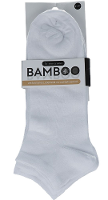 Naproz Bamboo Airco Shortsokken 3 Pack Wit 43 47