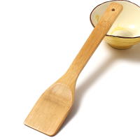 Natural Bamboo Spatula Scraper Utensil Kitchen Cooking Tool