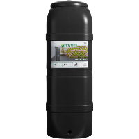 Nature Kunststof Slimline regenton zwart