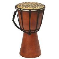 Nature Planet Drum/trommel met giraffeprint   handgemaakt   25 cm   muziek instrumenten