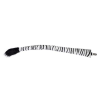 Verkleed/speelgoed zebra staart 68 cm