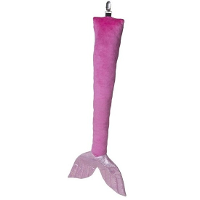Verkleed/speelgoed zeemeerminnen staart roze 68 cm