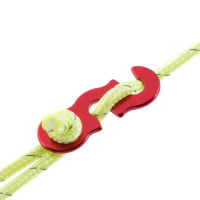 Naturehike NH15A004 A 4pcs Aluminum Alloy Wind Rope Buckle Camping Tent Accessories with 12m Rope
