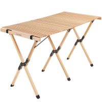 Naturehike Outdoor Camping Klaptafel Loempia Tafel Thuis Zelfrijdende Tour Houten Barbecue Picknicktafel 122x60x43cm