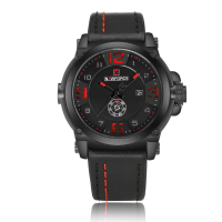 Naviforce 9099 Fashion Men Quartz Watch Casual Leather Strap Sport Watch