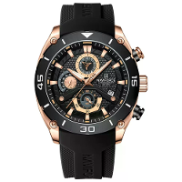 NAVIFORCE Fashion Herenhorloge Waterproof Luminous Sport Quartz Horloge Chronograaf Datum Horloge