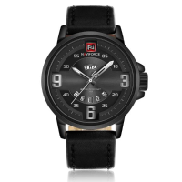 Naviforce Nf9086 Fashion Men Quart Watch Casual Leather Strap Sport Watch