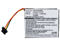 Accu voor navigatiesysteem Beltrona Vervangt originele accu 338937010176 Pioneer 3.7 V 790 mAh