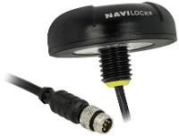 Navilock NL 3331 M8 GPS ontvanger Voertuigtracker Zwart 1 stuk(s)
