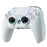 NBCP 736F voor PS5 controller bedrade gamepad met Hall effect triggers en RGB joysticks dubbele trillingsmotoren turbofu