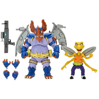Neca TMNT: Wingnut and Screwloose 7 inch Action Figure 2 Pack speelfiguur