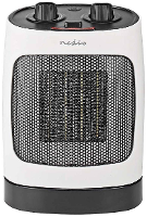 Nedis HTFA19WT Keramische ventilatorkachel 20 m² Wit, Grijs