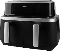 Nedis KAAF320BK Airfryer 8.4 L 2600 W Timerfunctie, Oververhittingsbeveiliging, BPA vrij Zwart