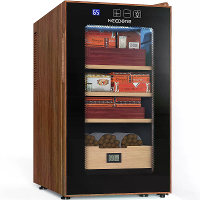 NEEDONE elektrisch sigarenhumidor 48L met verwarming en koeling stille controle thermostatische koelcabinet voor 350 stu