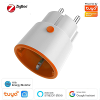 Tuya ZIGBE 3.0 Smart Socket EU Plug 16A Outlet Draadloze Afstandsbediening Telefoonbediening Voice Controller Werken met