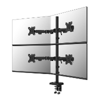 Neomounts DS60 600BL2 2 Quadruple monitorarm voor vier schermen 10 32