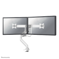 Neomounts DS75 450WH2 Monitor tafelbeugel 2 voudig 43,2 cm (17)   81,3 cm (32) Wit In hoogte verstelbaar, Kantelbaar, Zwenkbaar, Roteerbaar