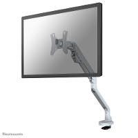 Neomounts FPMA D750SILVER2 Monitor tafelbeugel 1 voudig 25,4 cm (10)   81,3 cm (32) Zilver Kantelbaar en zwenkbaar, In hoogte verstelbaar, Roteerbaar