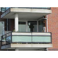 Balkondoek 80x500 Gebroken Wit