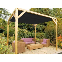 Nesling Coolfit harmonicadoek 2x4 meter   zwart