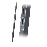Nesling paal met flex oog 7x7x250 cm   antraciet