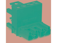 WAGO Net H splitter [Netstekker   Netbus, Netbus] Totaal aantal polen: 4 Zwart 25 stuks