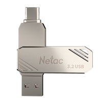 Netac US12 USB3.2 Dual U Poort Flash Drive 128G Type C+A Hoge Snelheid Pendrive Mini Draagbare Metalen Geheugen U Disk v