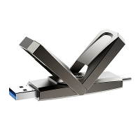 Netac US5 256GB USB flashstation Type C & USB3.2 Dual Interface Pendrive 550MB/s Snelle Overdrachtssnelheid OTG Stick Sc