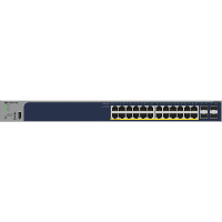 Netgear 24 Port Gigabit Ethernet PoE+ Smart Switch with 4 SFP Ports (GS728TPPv3)