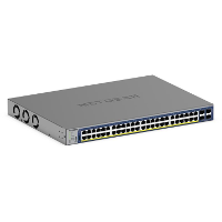 Netgear 48 poorts Gigabit PoE+ Smart Switch met 4 SFP+ poorten