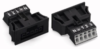 WAGO 890 725/006 000 Netstekker WINSTA MINI Bus, recht Totaal aantal polen: 5 13 A Wit 50 stuk(s)
