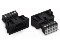 WAGO 890 705/006 000 Netstekker WINSTA MINI Serie (connectoren) WINSTA MINI Bus, recht Totaal aantal polen: 5 13 A Zwart 50 stuk(s)