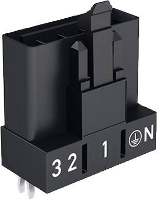 Netstekker WINSTA MINI Serie (connectoren) WINSTA MINI Stekker, inbouw verticaal Totaal aantal polen: 5 16 A Wit WAGO 100 stuks