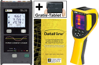 Netwerkanalyser 3 Fasig, 1 Fasig Incl. Stroomtang, Met Logger Chauvin Arnoux Pel 103 + C.A 1954