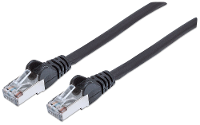 Intellinet 735766 RJ45 Netwerkkabel, patchkabel CAT 6 S/FTP 10.00 M Zwart Vergulde steekcontacten 1 stuk(s)