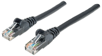 Intellinet 342063 RJ45 Netwerkkabel, patchkabel CAT 6 U/UTP 2.00 M Zwart 1 stuk(s)