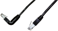 Dã¤twyler Rj45 Netwerk Aansluitkabel Cat 5e S/utp 0.5 M Zwart Snagless