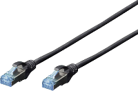Digitus DK 1532 010/BL RJ45 Netwerkkabel, patchkabel CAT 5e SF/UTP 1.00 M Zwart Verdraaide paren 1 stuk(s)