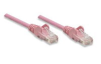 Netwerkkabel Rj45 Cat 5e U/utp 0.5 M Roze Intellinet
