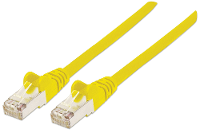 Intellinet 735261 RJ45 Netwerkkabel, patchkabel CAT 6 S/FTP 0.50 M Geel Vergulde steekcontacten 1 stuk(s)