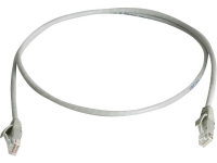TelegÃ¤rtner L00005A0129 RJ45 Netwerk Aansluitkabel CAT 6 U/UTP 10 m Grijs Vlambestendig, Halogeenvrij